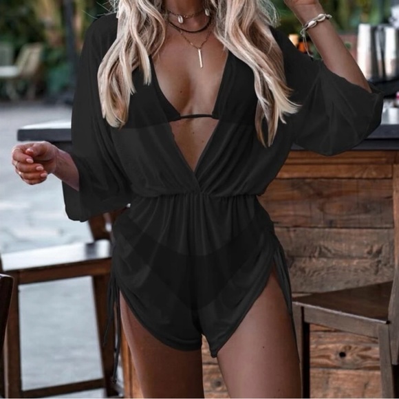 Private Label Other - NWT Black Bikini and Coverup Set - 3 Pieces